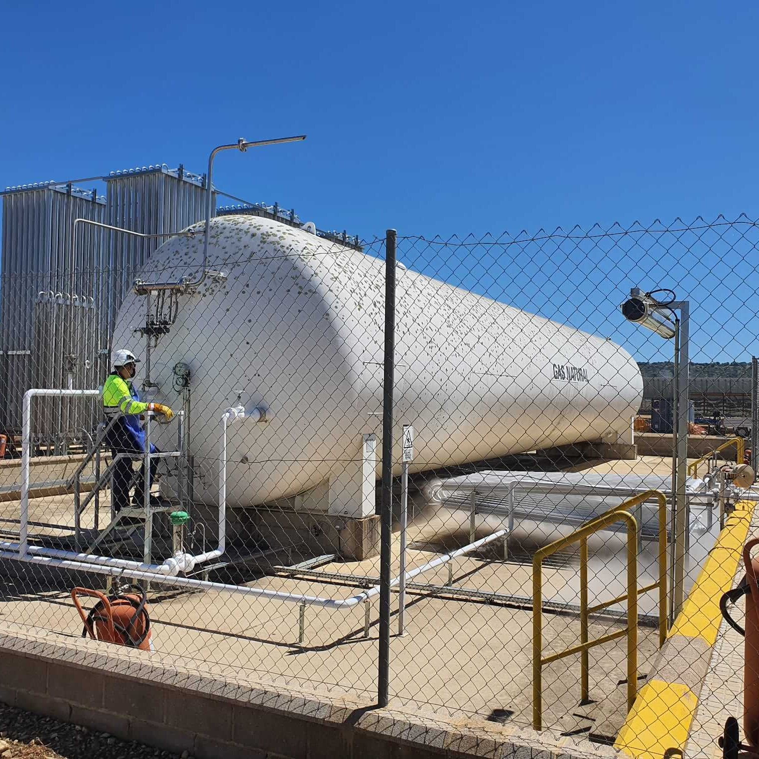 Planta Satélite de GNL en planta Termosolar I y II