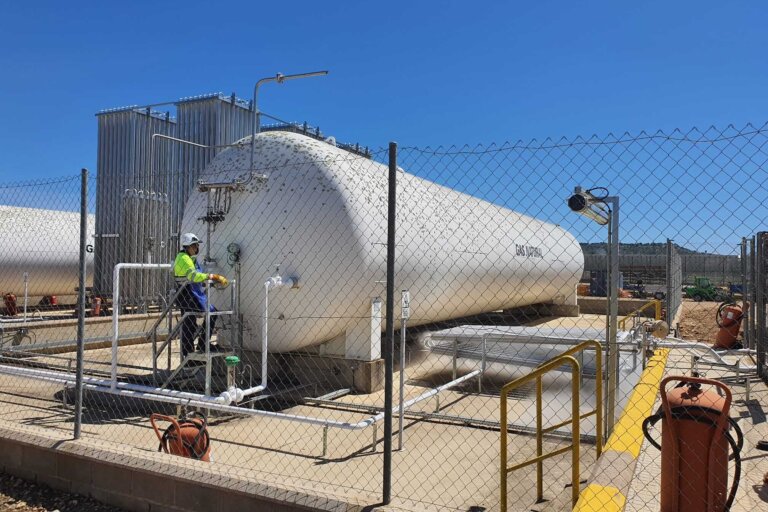 Planta Satélite de GNL en planta Termosolar I y II
